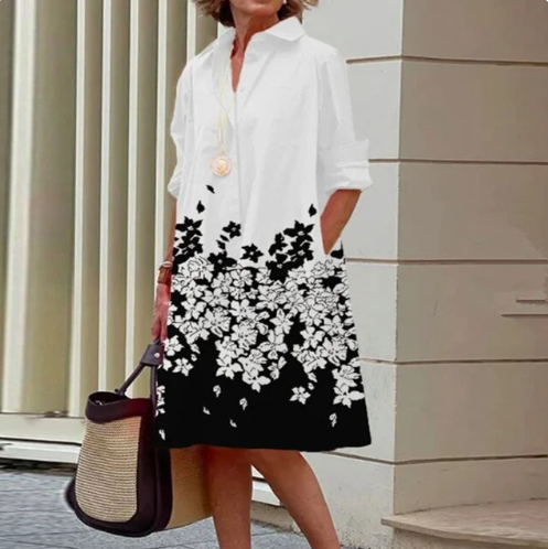 Simple Shirt Dress for Women