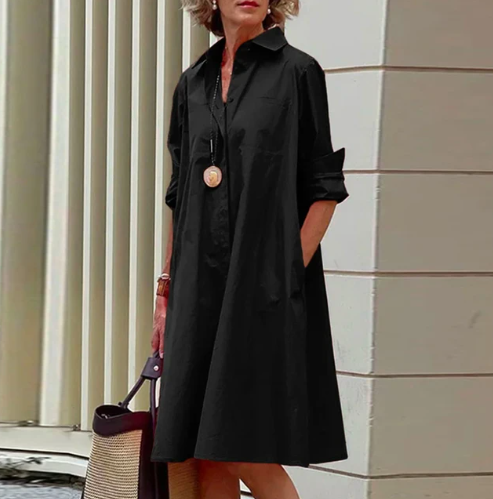 Simple Shirt Dress for Women