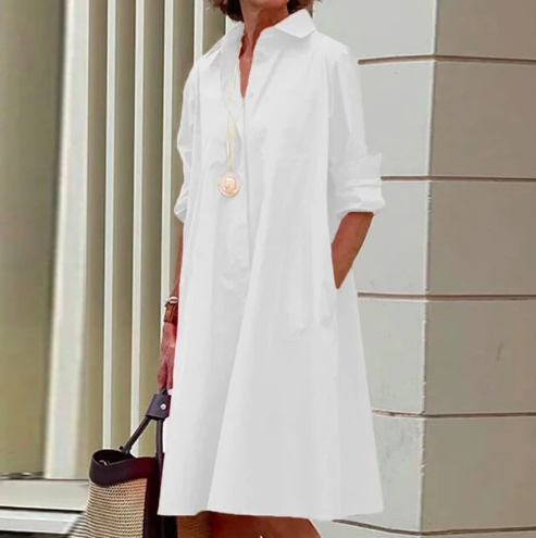 Simple Shirt Dress for Women