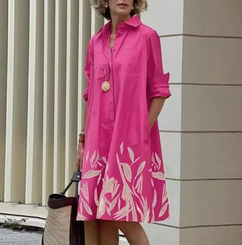 Simple Shirt Dress for Women