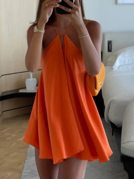 Chic Mini Dress with a Modern Flair