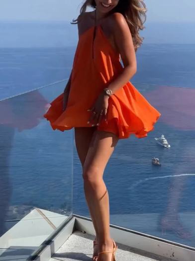 Chic Mini Dress with a Modern Flair