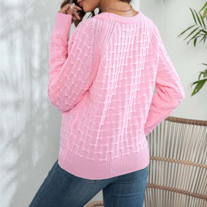 WW | Pullover Aus Einfarbiger Strickware