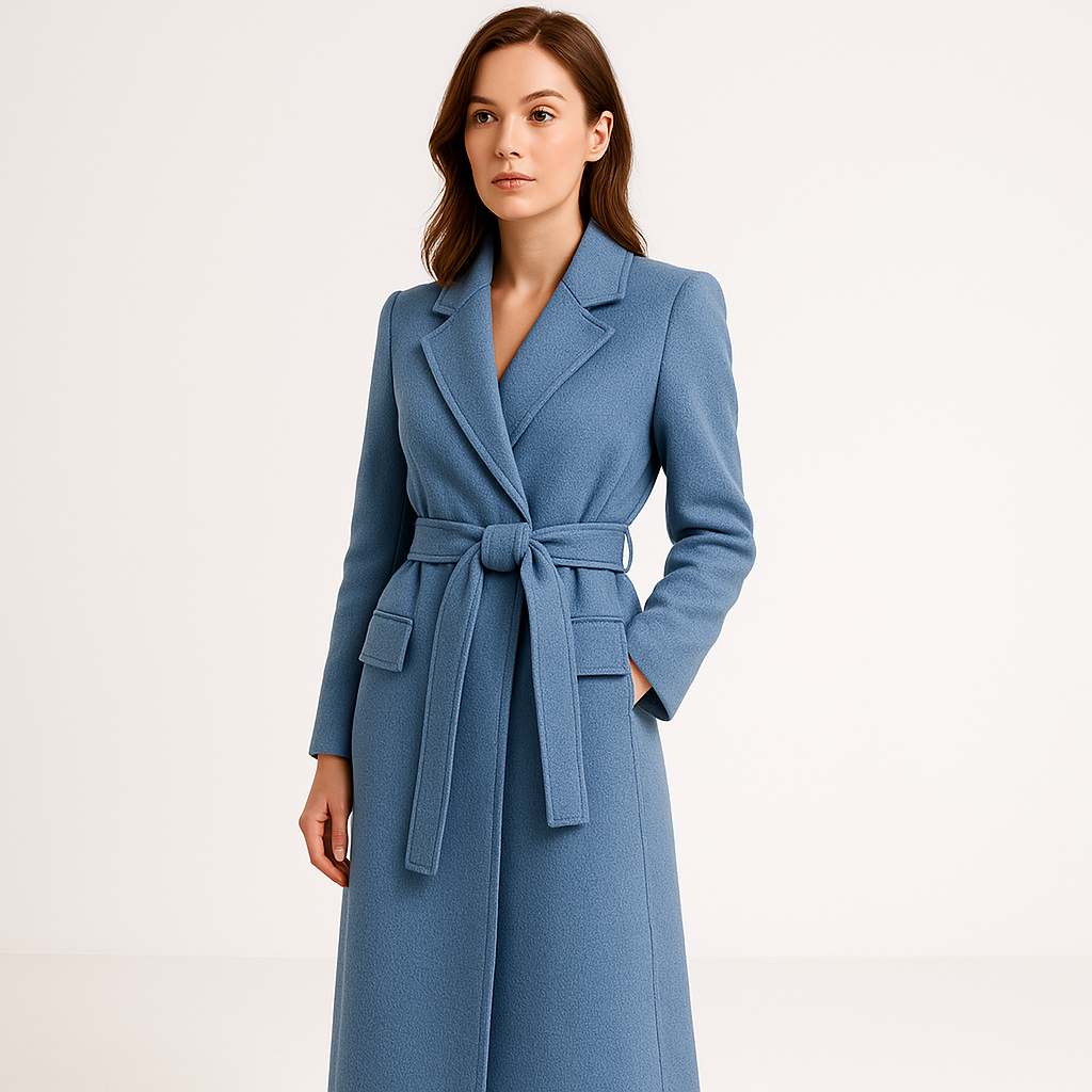 WW | Long Coat Tailored Elegant Cut Urban Style