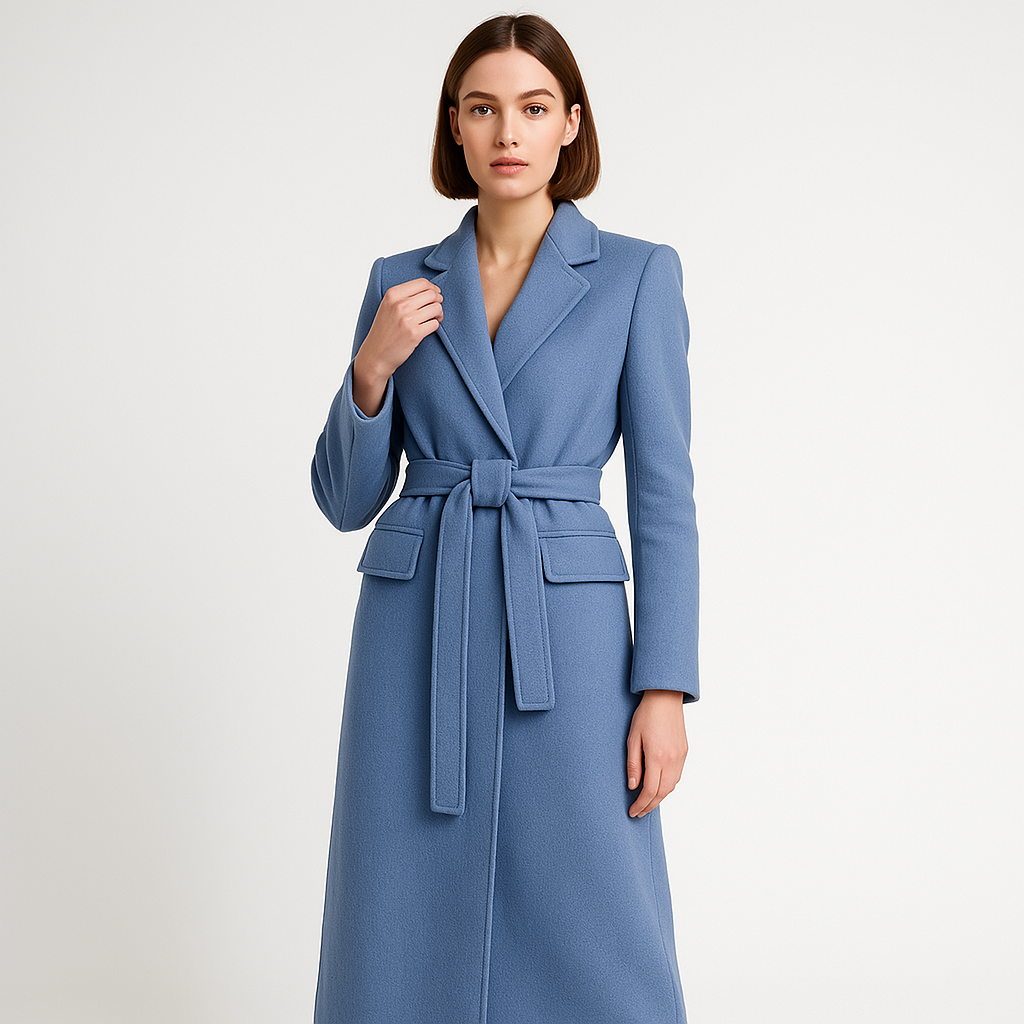 WW | Long Coat Tailored Elegant Cut Urban Style