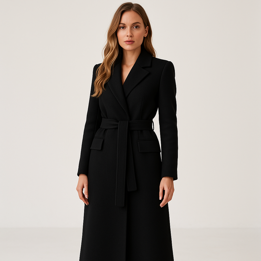 WW | Lange Mantel Tailliert Eleganter Schnitt Urbaner Stil