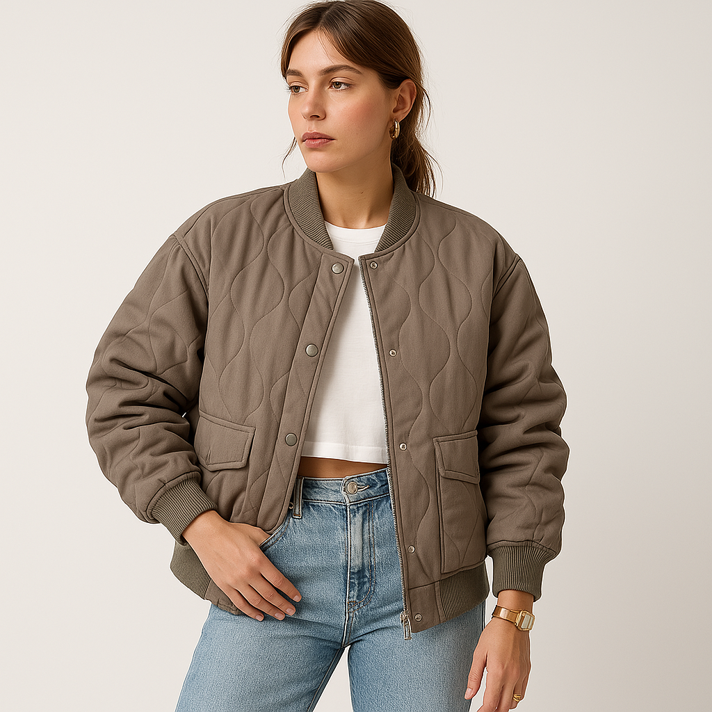 WW | Oversized Quilted Jacket Urban & Relaxed Modern Comfort