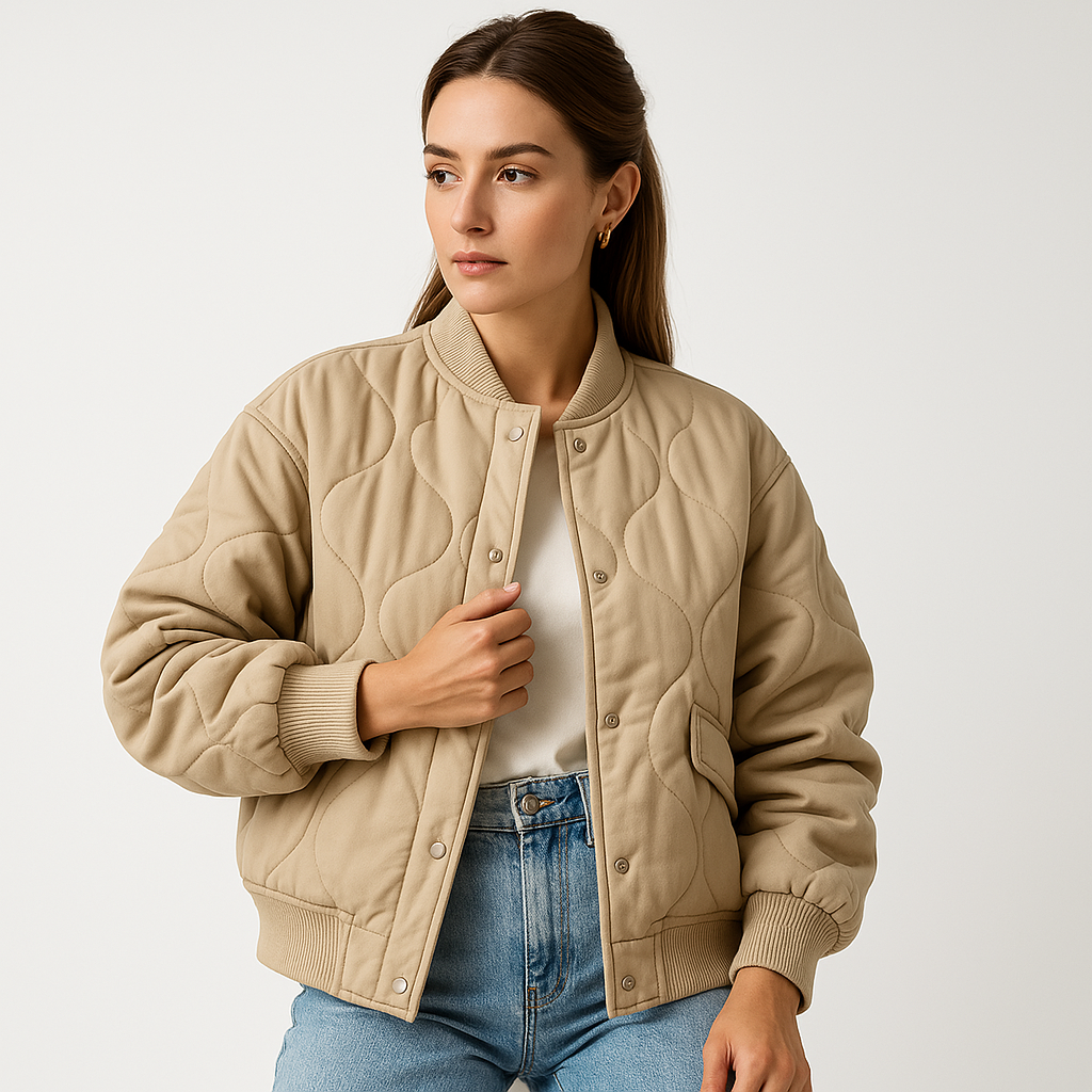 WW | Oversized Quilted Jacket Urban & Relaxed Modern Comfort
