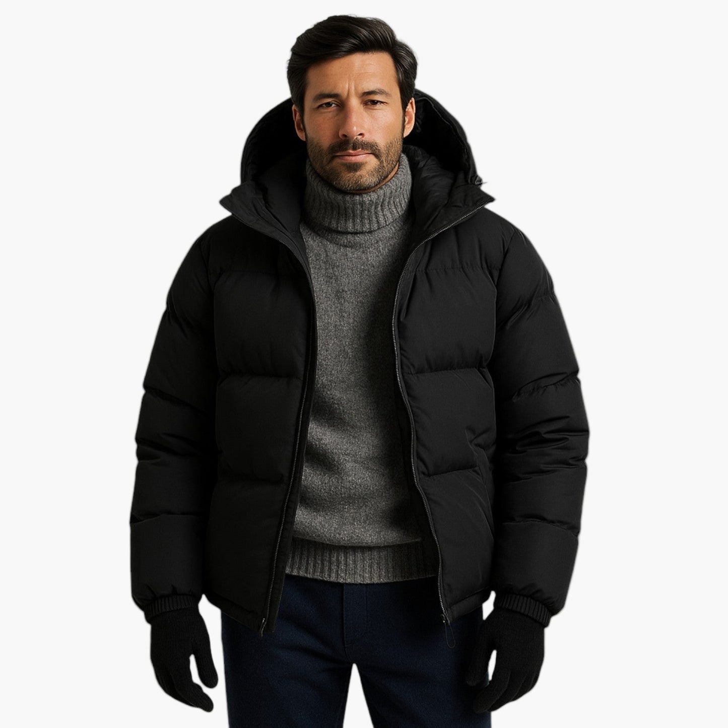 WW | Puffer Parka - Winterjacke mit Kapuze, Daunenfüllung, Wasserdicht, Urban Outdoor