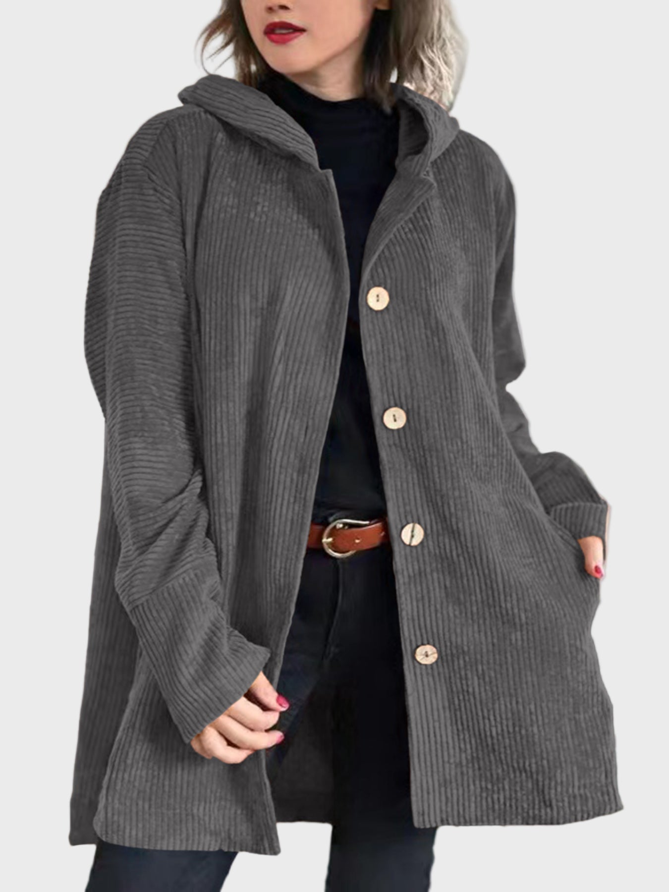 WW | Jacket with Hood and Buttons