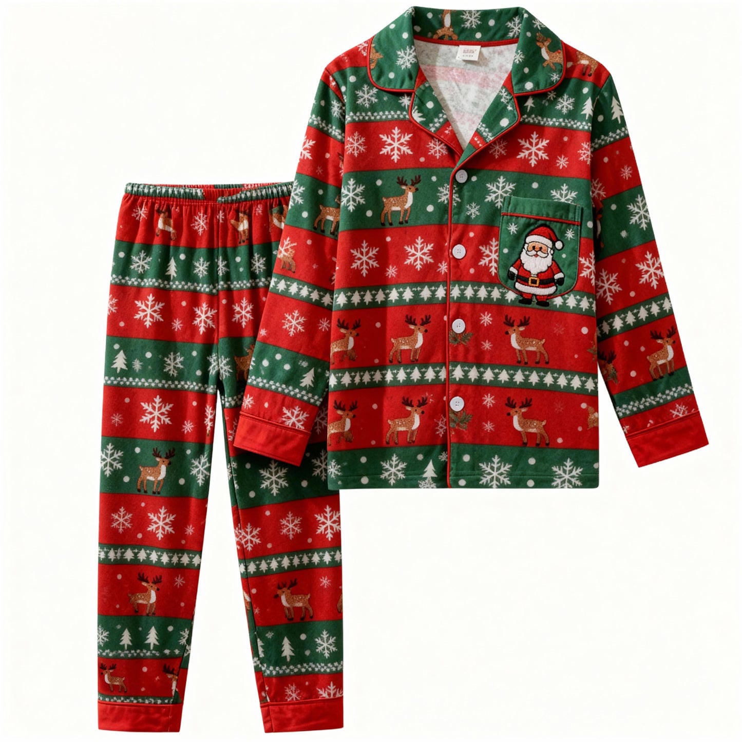 WW | Vacation Family Button-Down Christmas Pajama Set