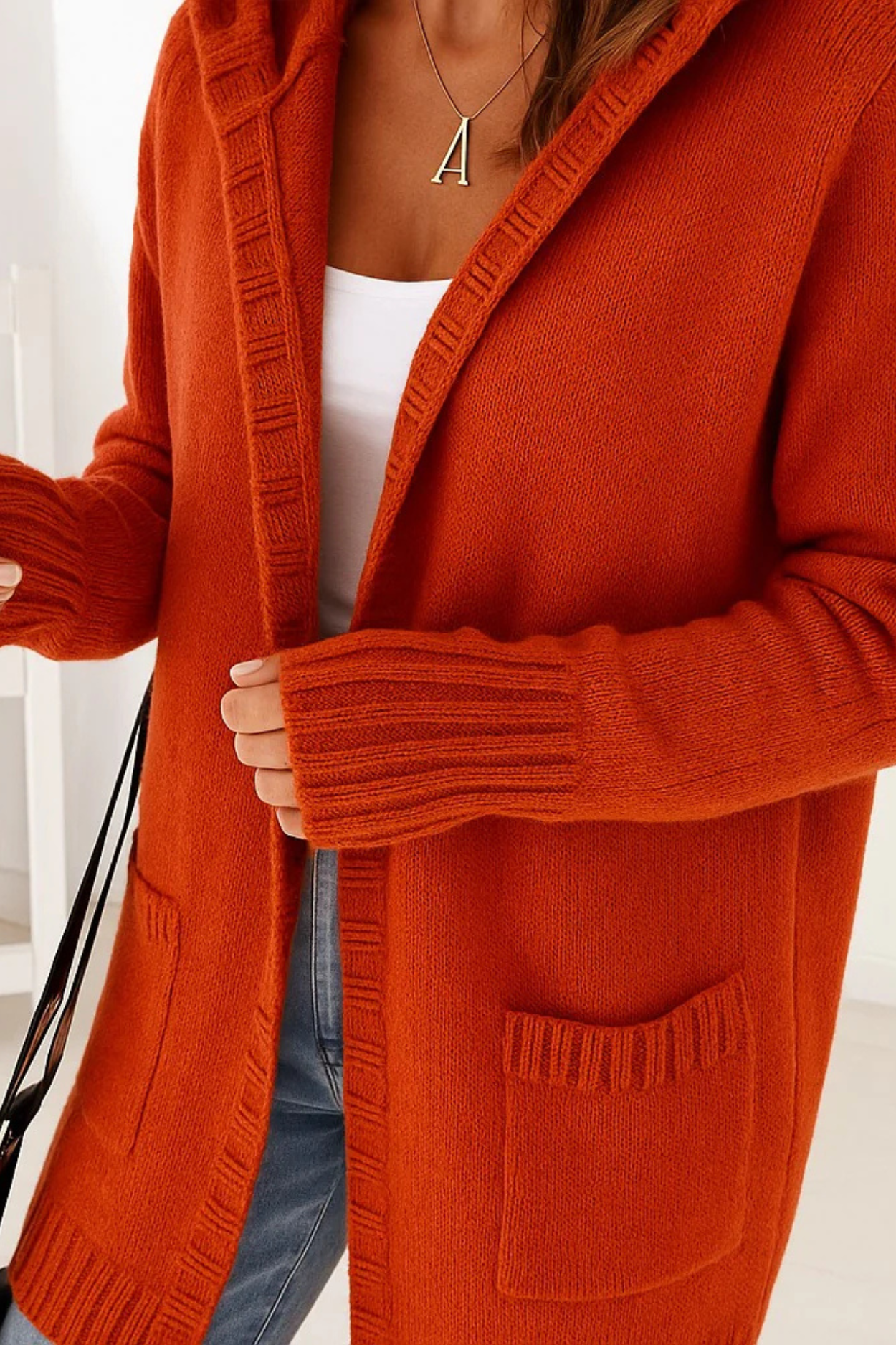 Darienne Comfortable Cardigan - Orange