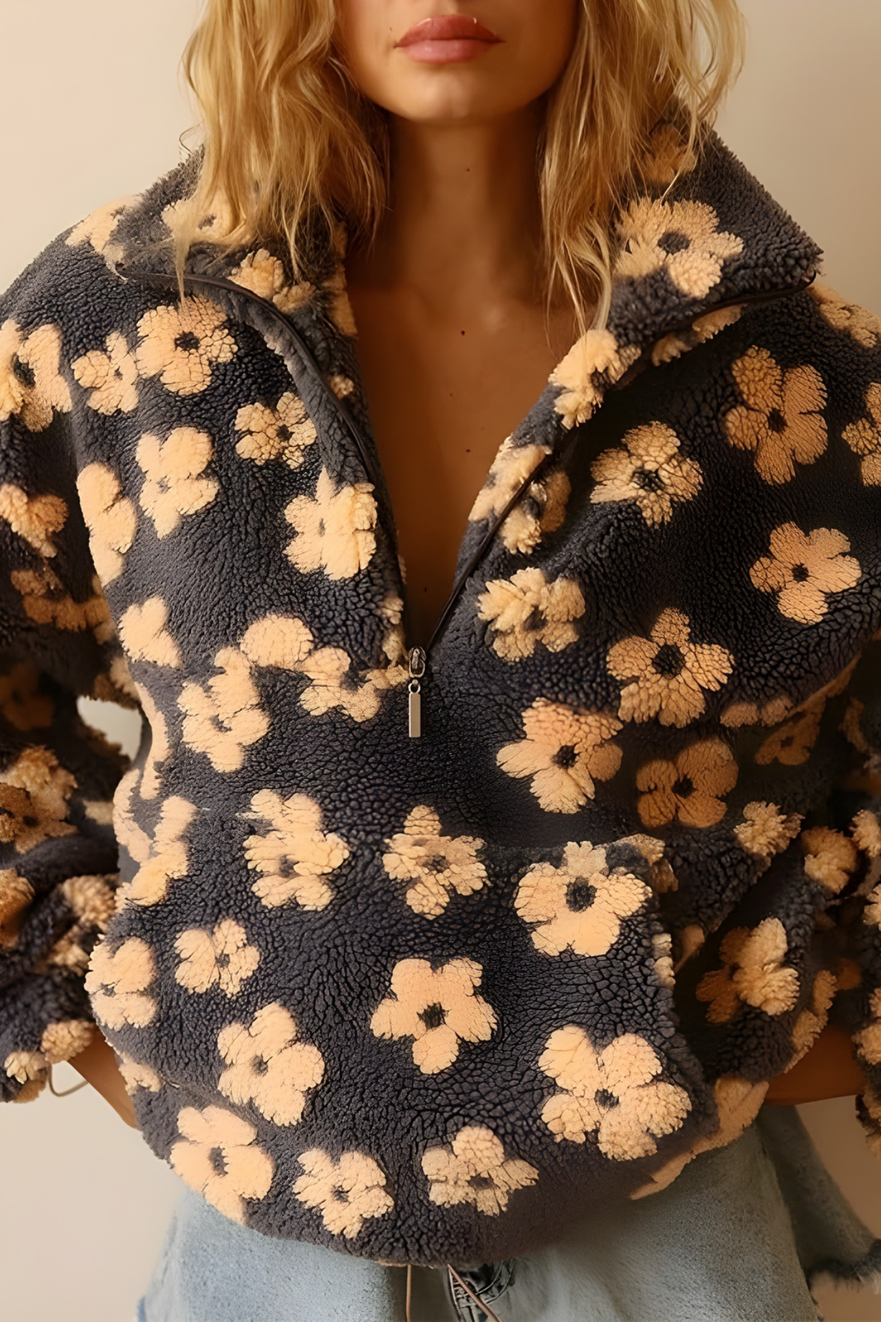 Penny | Floral Knit Sweater