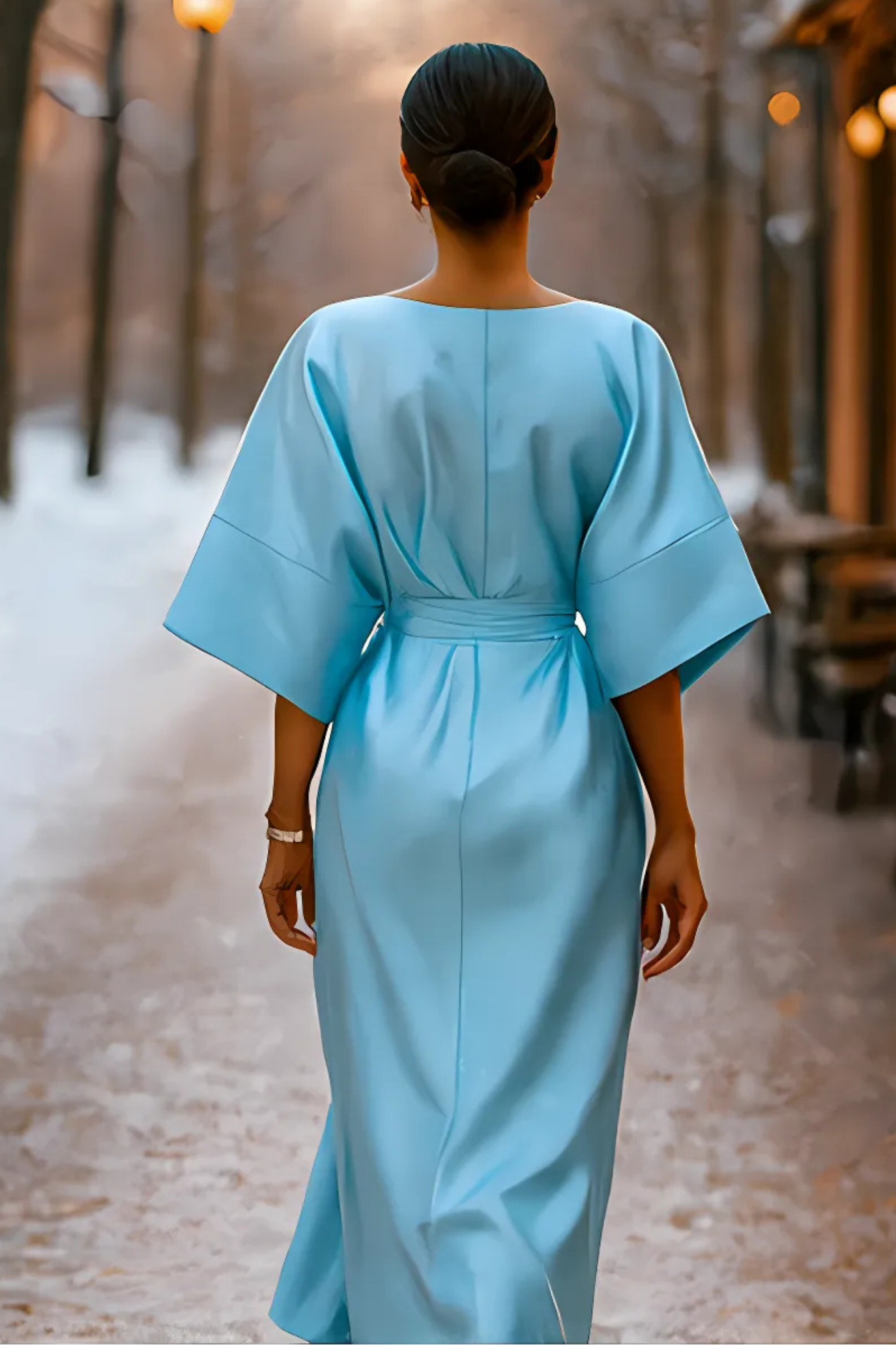 Anne Lange's Evening Dress - Mint