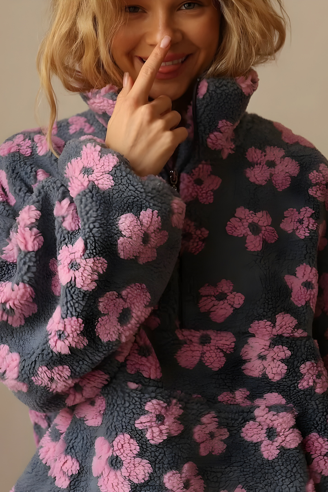 Penny | Floral Knit Sweater