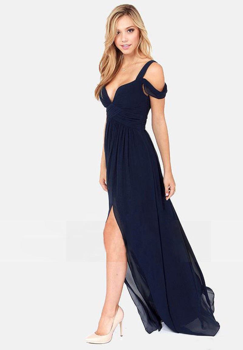 WW | Langes Elegantes Griechisches Faltenkleid