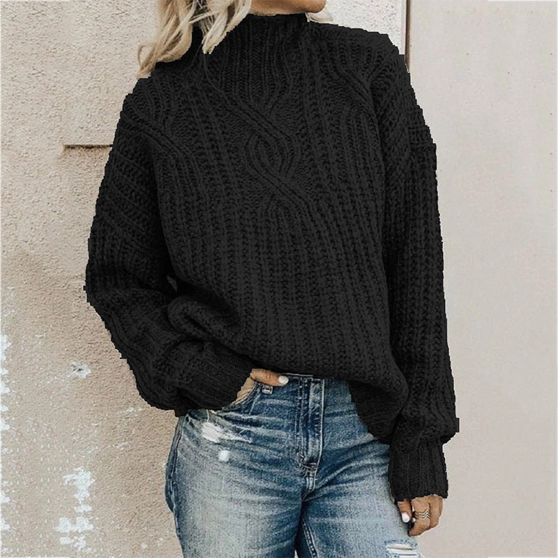 WW | Warme Strick Damenpullover