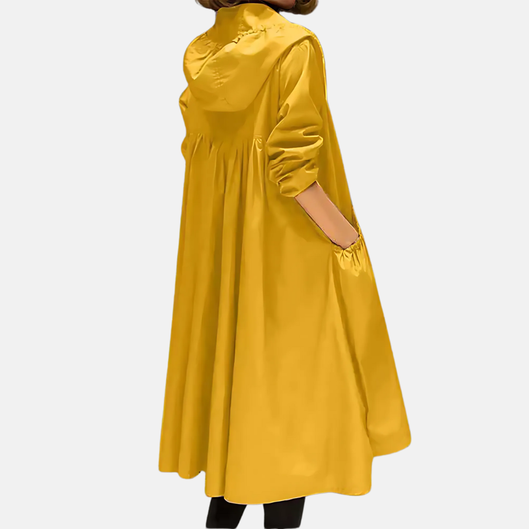 WW | Women's Knee-Length Coat with Hood