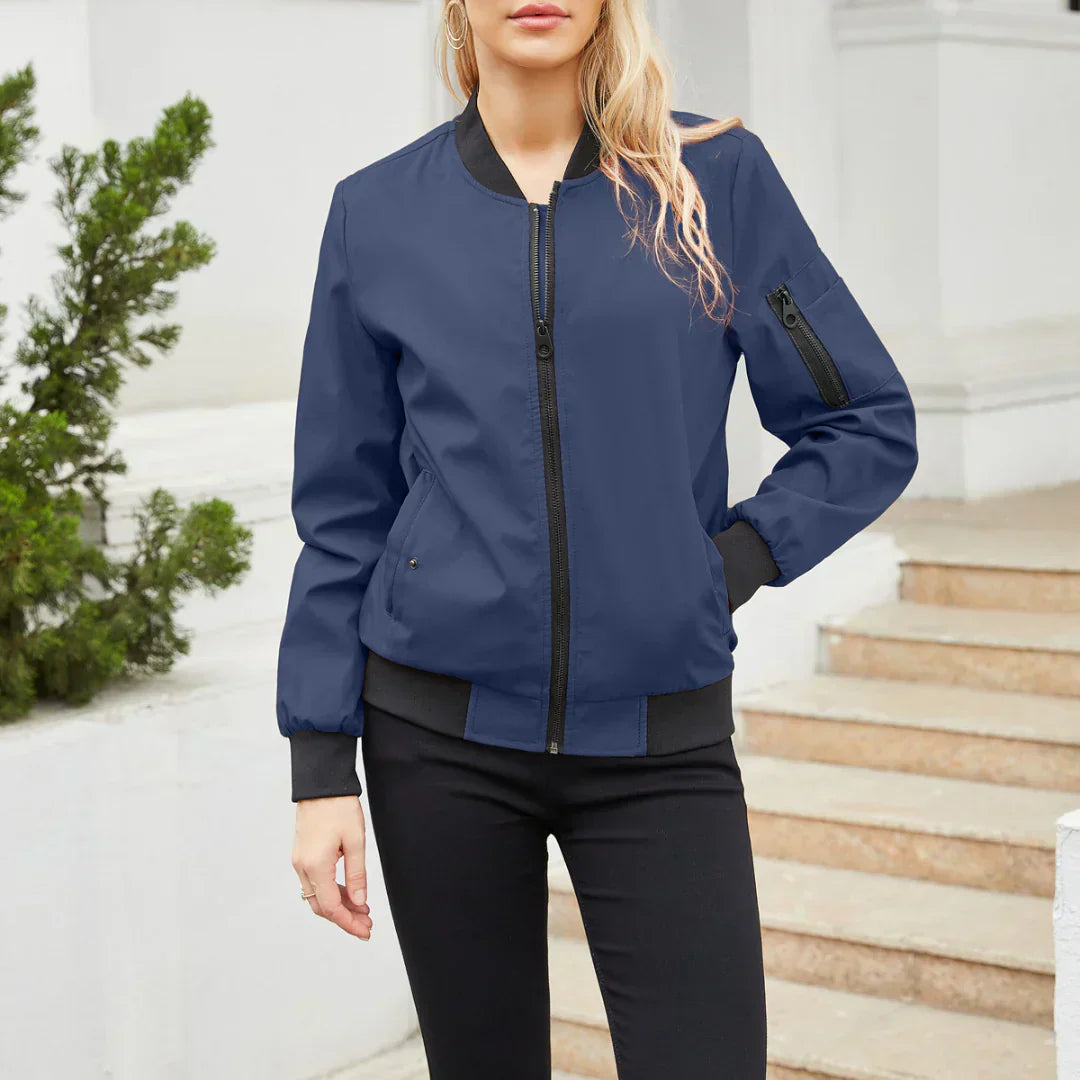 WW | Varsity Jacket - Casual Bomber Jacket for Women