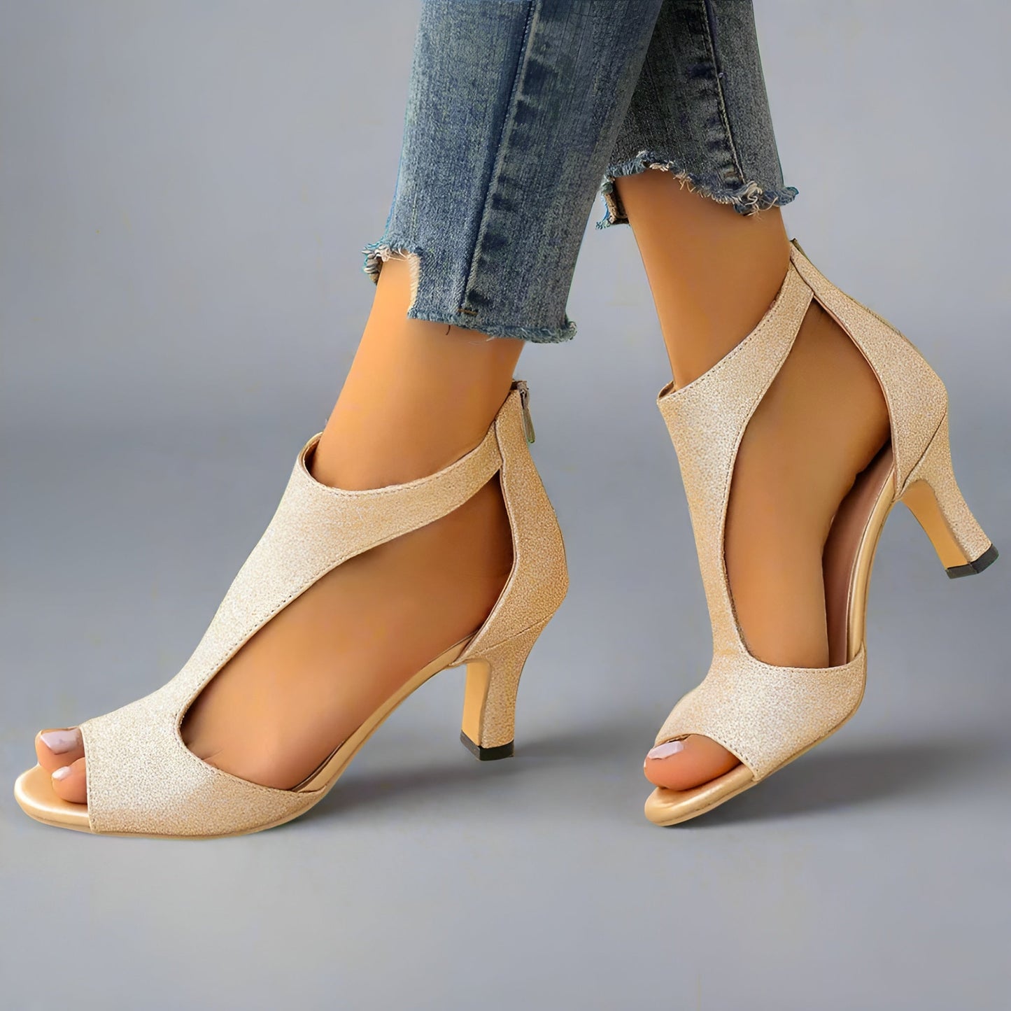 Inger™ | Elegant Comfort Sandals with Heels