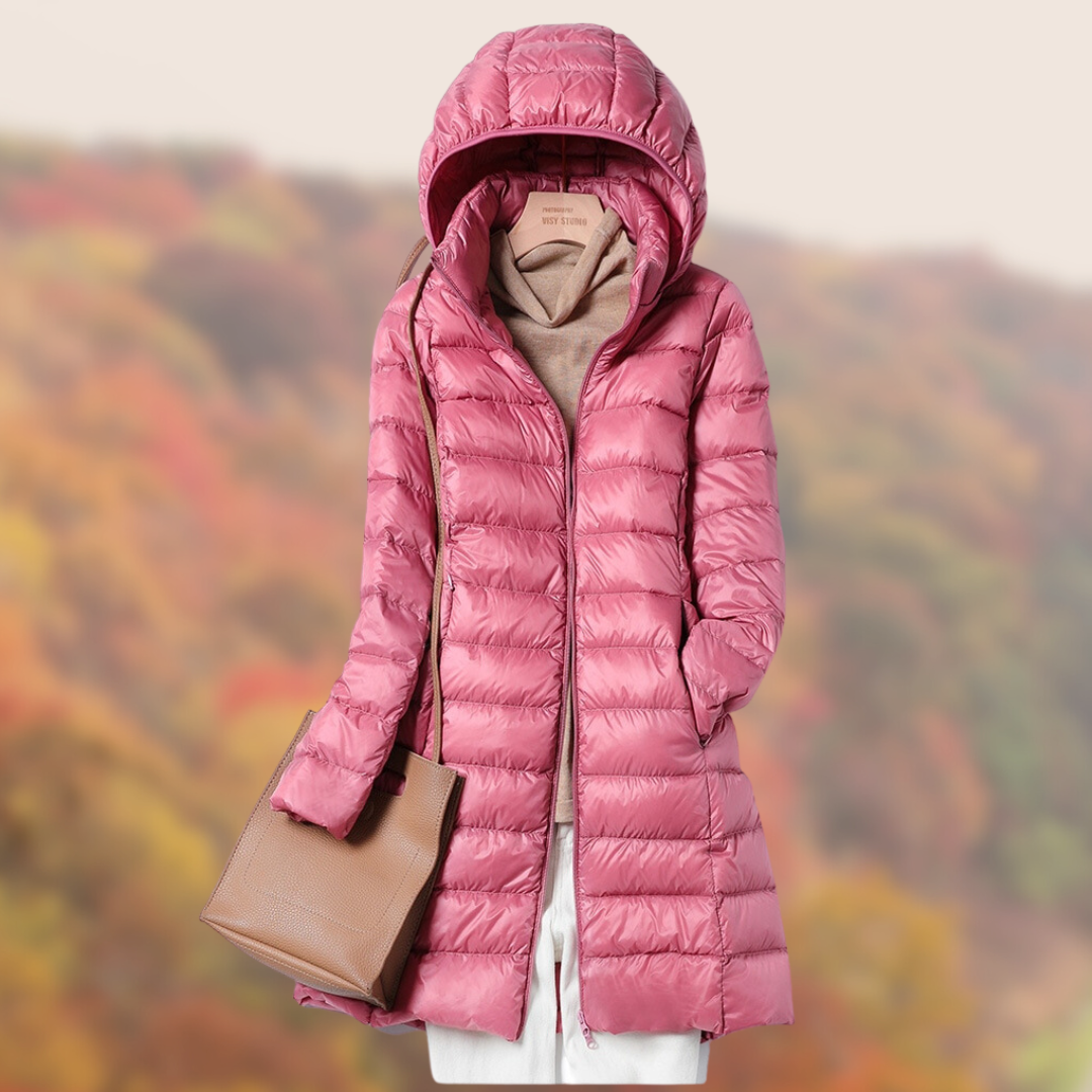 WW Daunenjacke | Ultraleichte Übergangsjacke für Frauen mit Kapuze