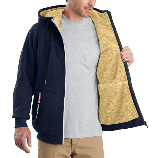 WW | Kapuzenpullover mit Reißverschluss aus Fleece