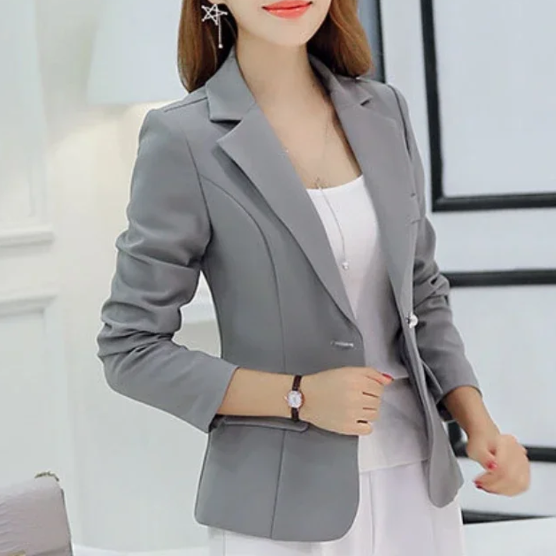 WW | Tailored Blazer with Structured Silhouette and One Button
