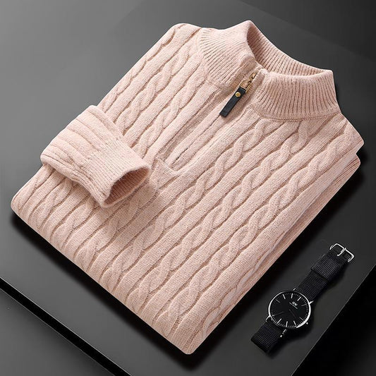 WW | Stilischer Herren-Reißverschluss-Pullover