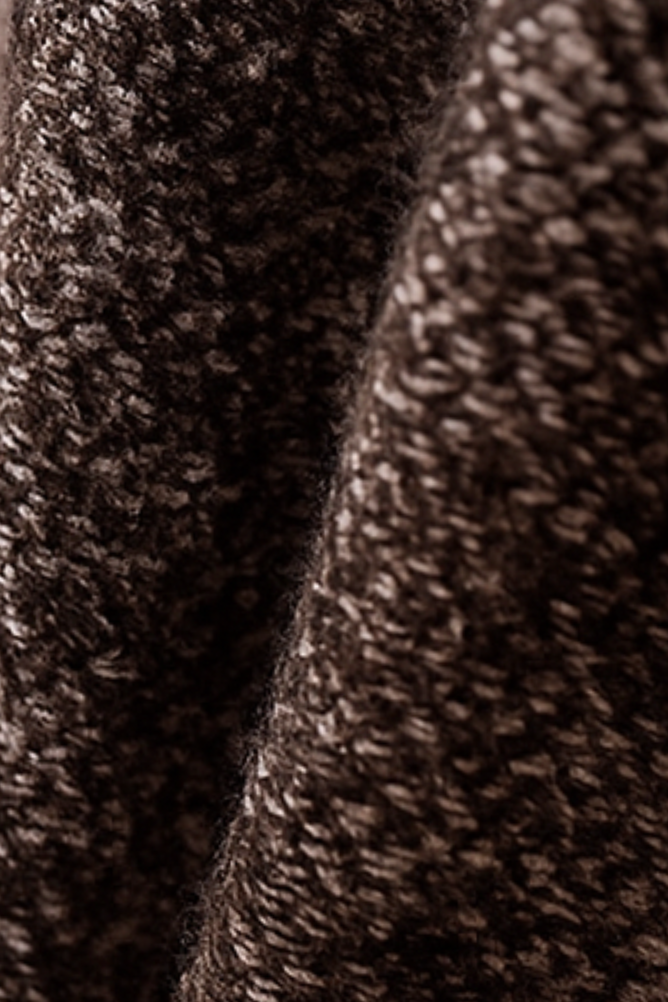 Gerald zipped cardigan - Brown