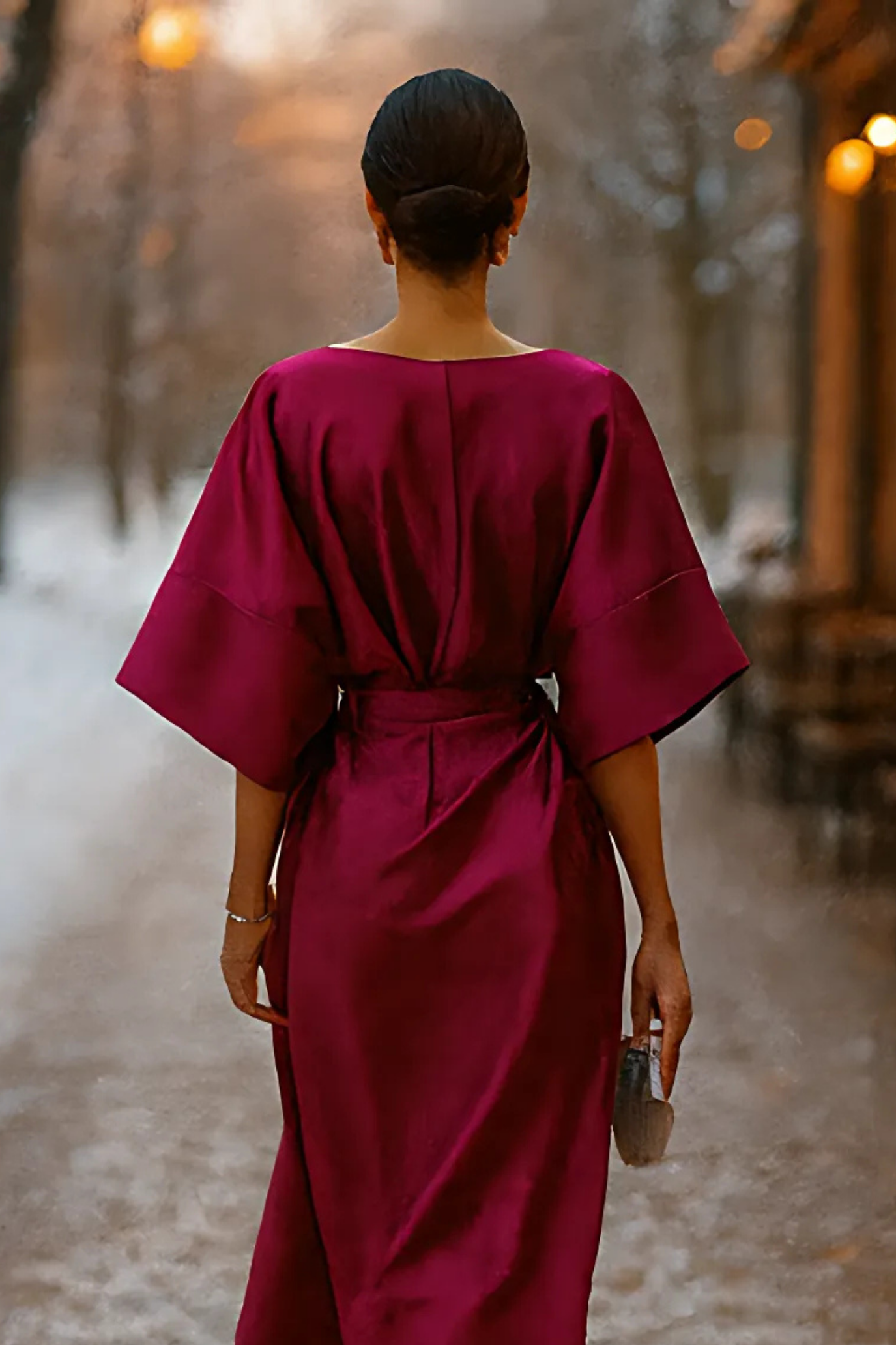 Anne Lange's Evening Dress - Pink