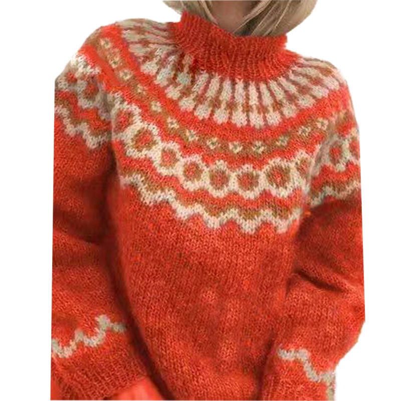 WW | Winterpullover für Frauen mit norwegischem Muster
