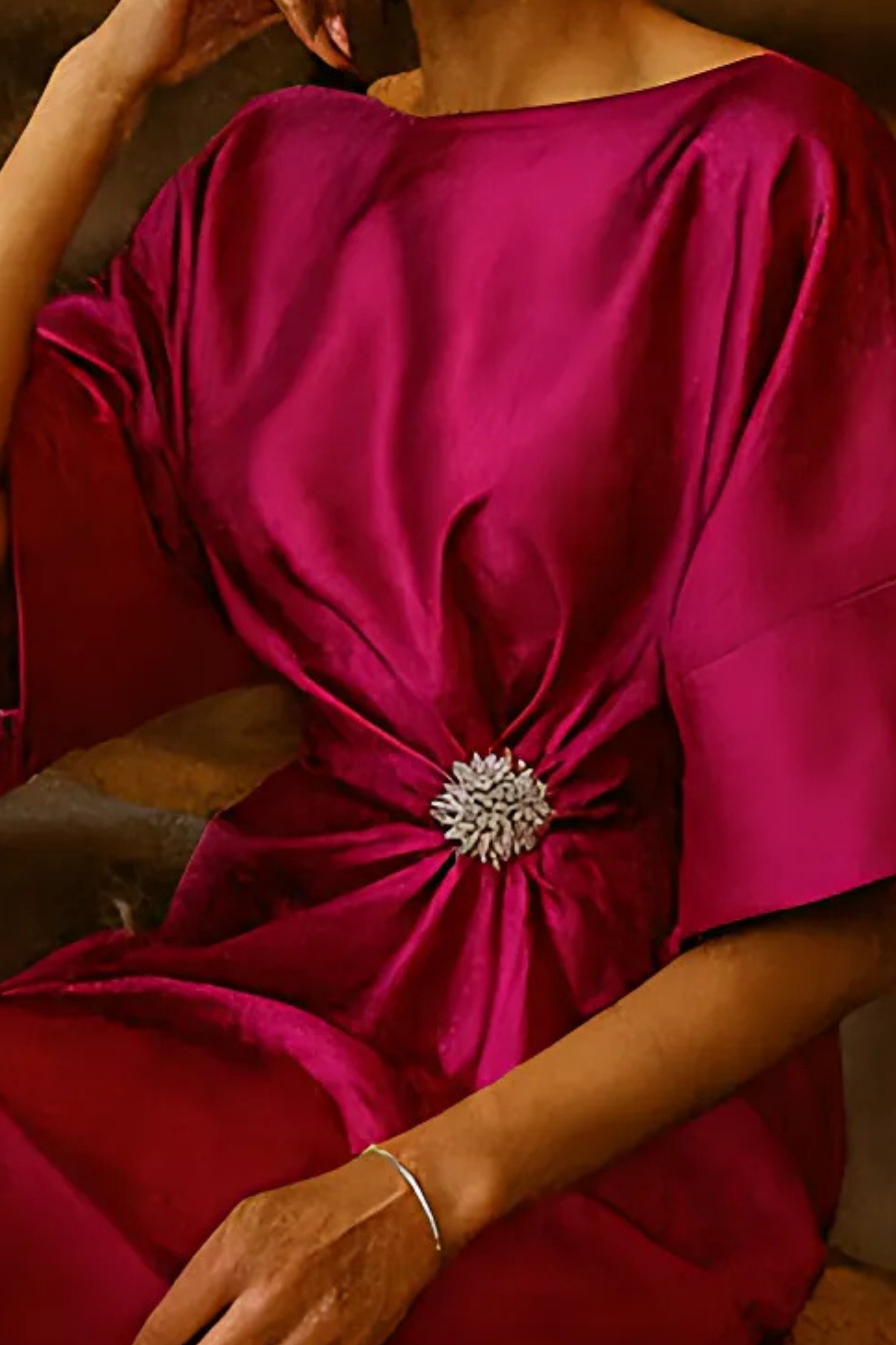 Anne Lange's Evening Dress - Pink