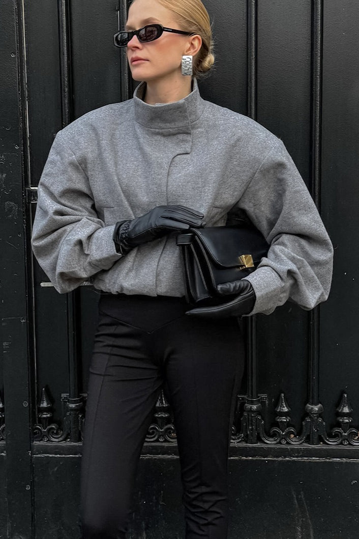 WW | Graue Wolljacke