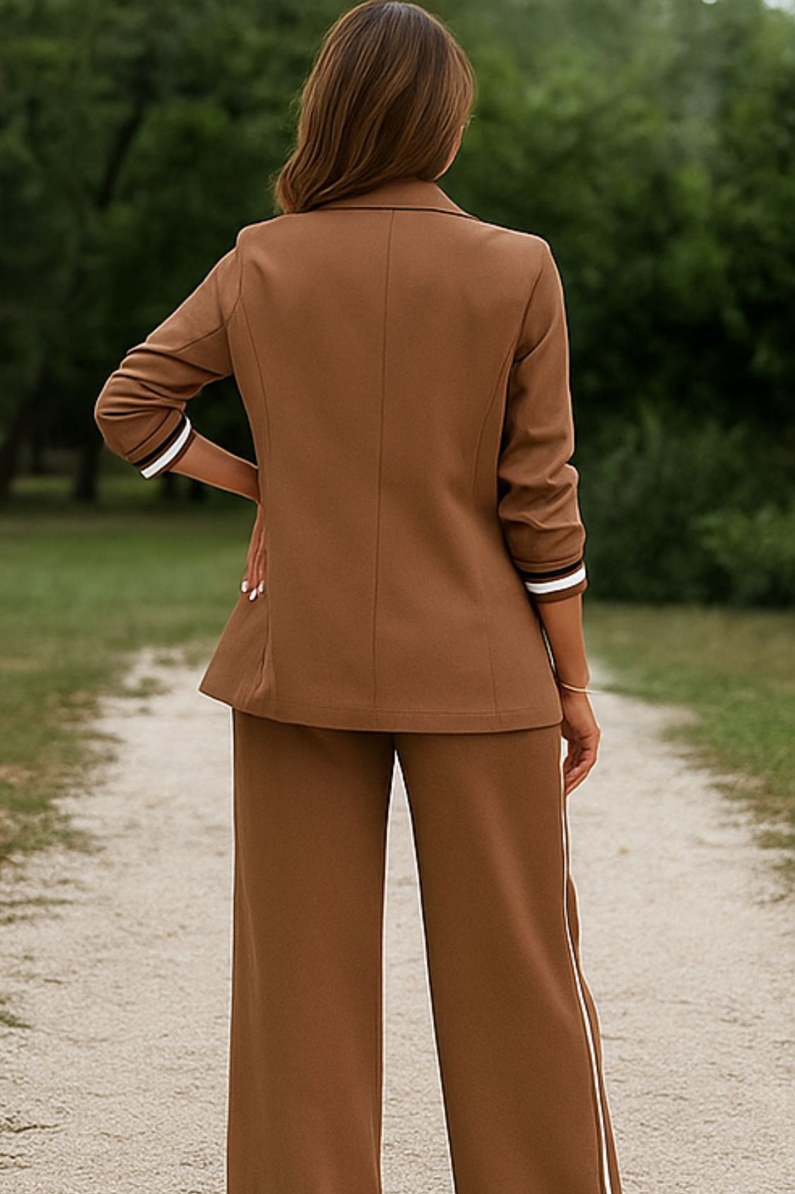 Nessa Lounge Set - Brown