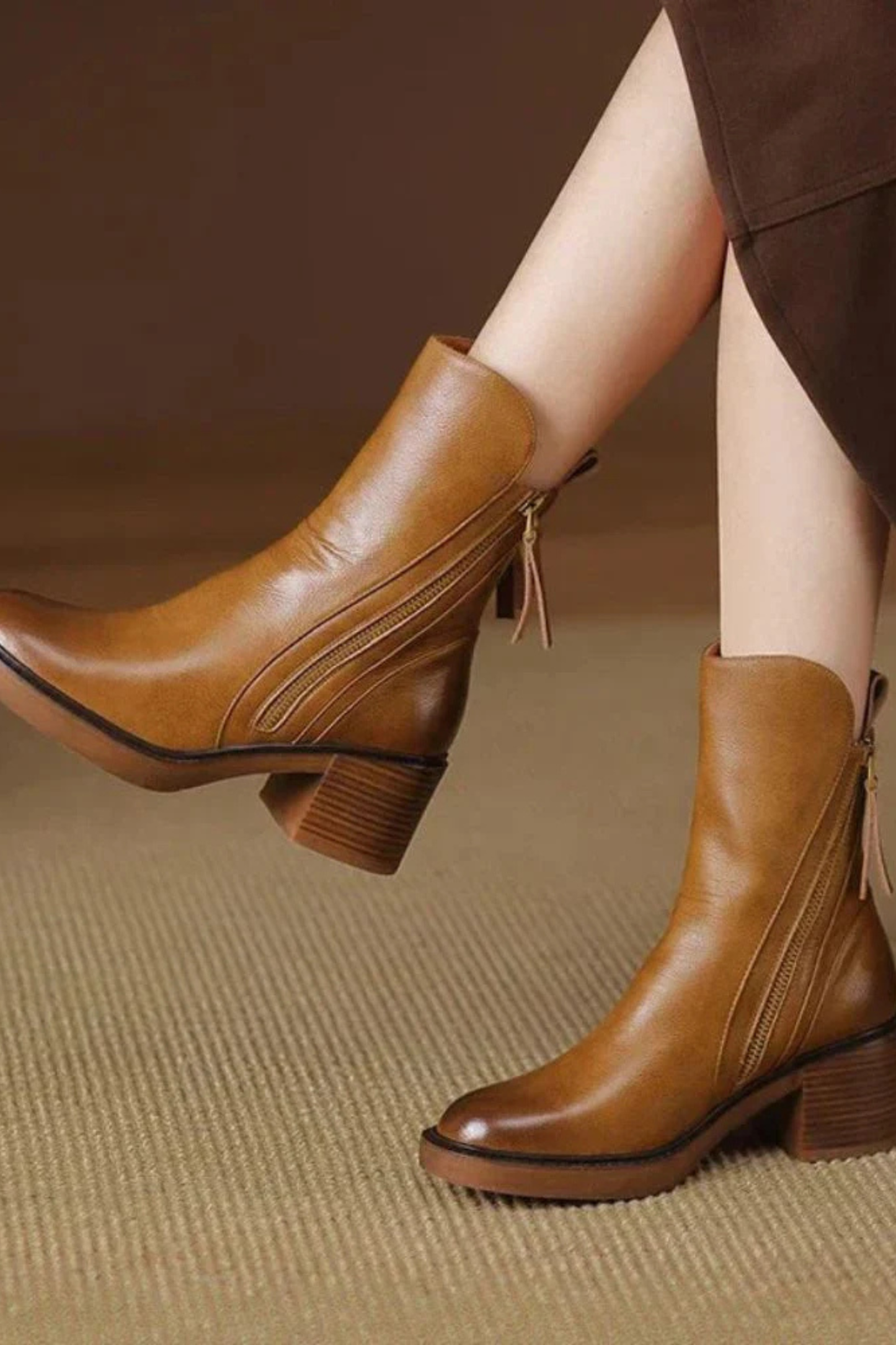 Val | Elegant Black Leather Boots