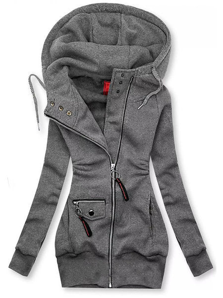WW | Lässiger Slim Fit Sweatshirt mit Kapuzenpullover