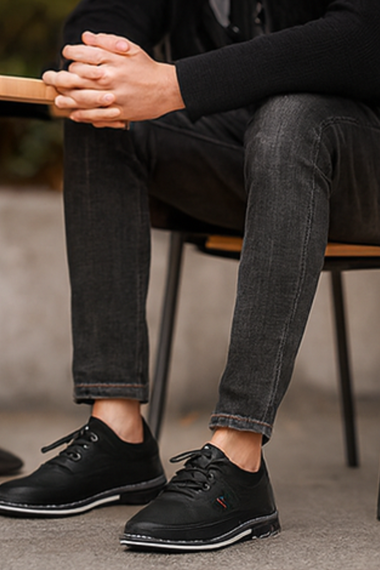 Bertholdt Elegant Men's Shoe for Everyday & Comfort - Black