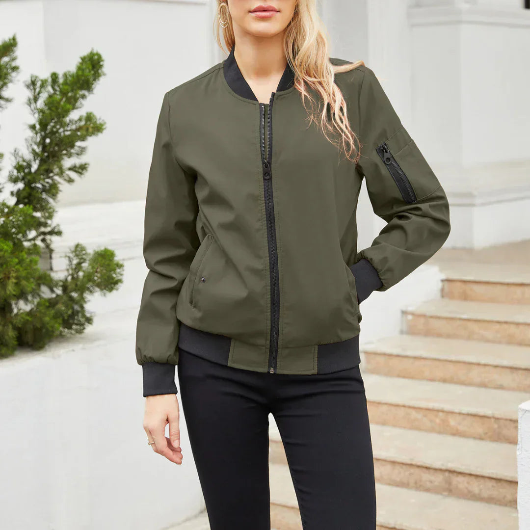 WW | Varsity Jacket - Casual Bomber Jacket for Women