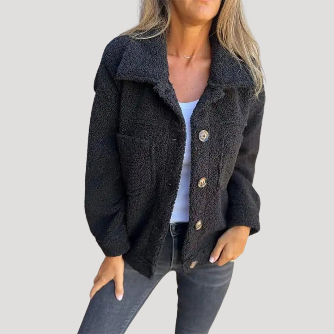 WW | Teddy-Fleecejacke - Modische Sherpa Jacke für Alltag & Freizeit