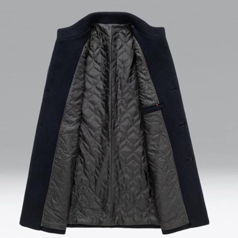 WW | Herren Einreihiger Trenchcoat - Lang