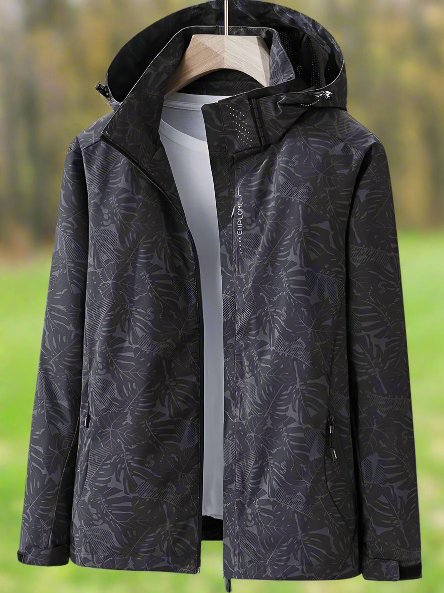 WW | Waterproof Rain Jacket with Hood and Zipper Pockets