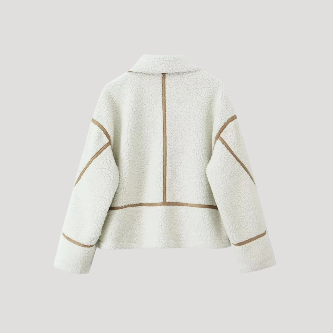 WW | Damen Fleece Jacke Cozy Teddy Borg Stil