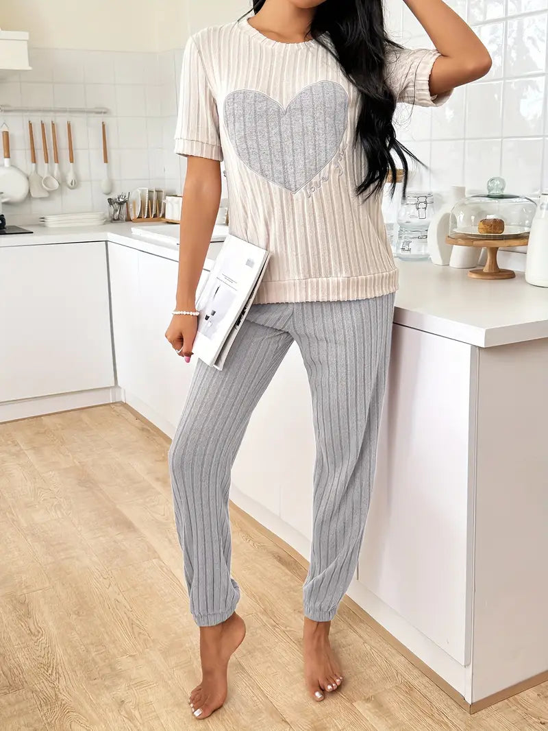 WW | Gerippte Loungewear-Set