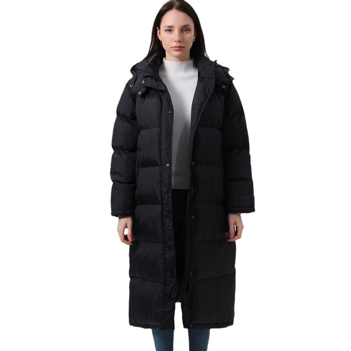 WW | Damen gefütterter langer Winterparka