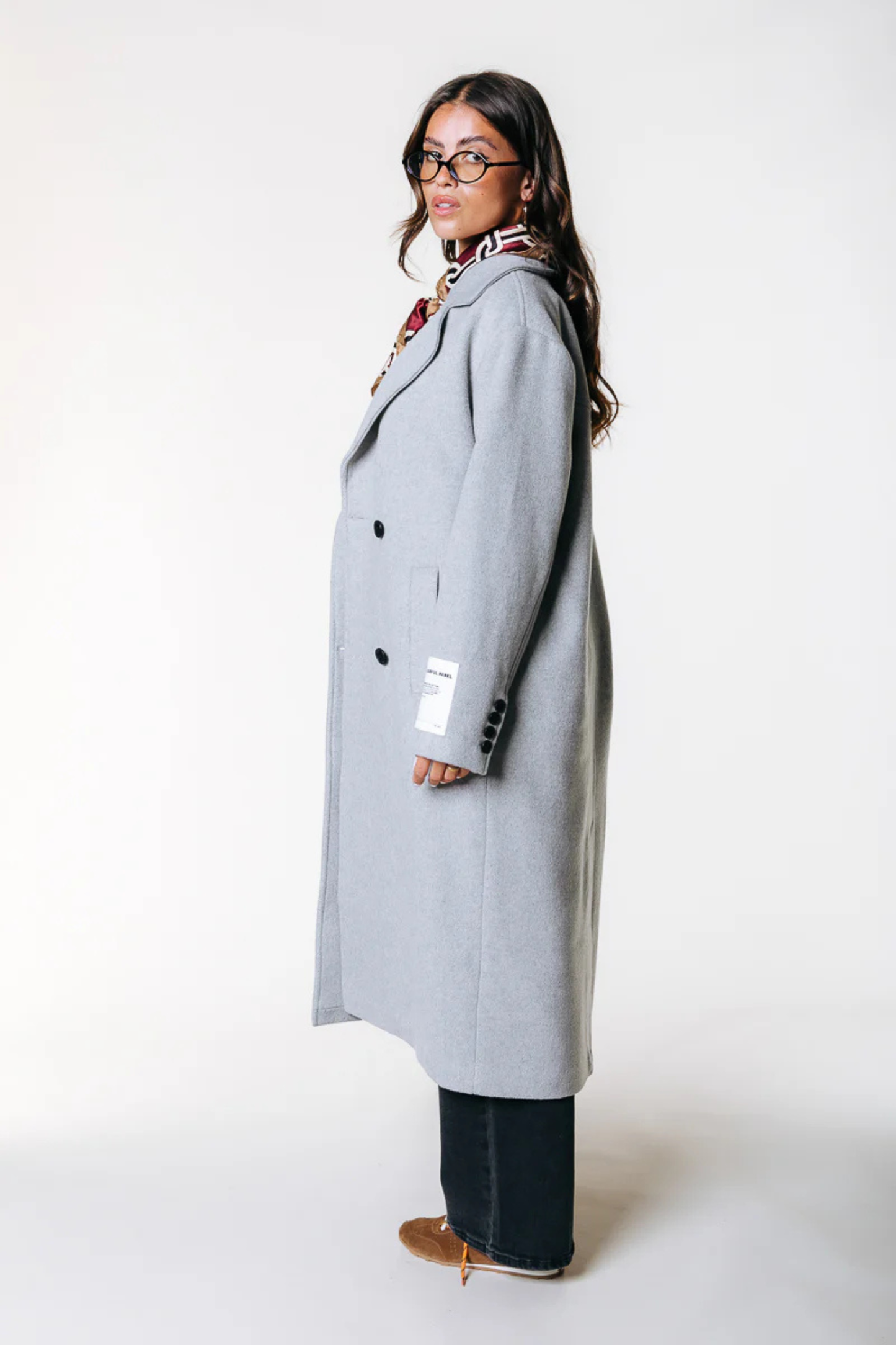 Vania | Wool coat in a classic length