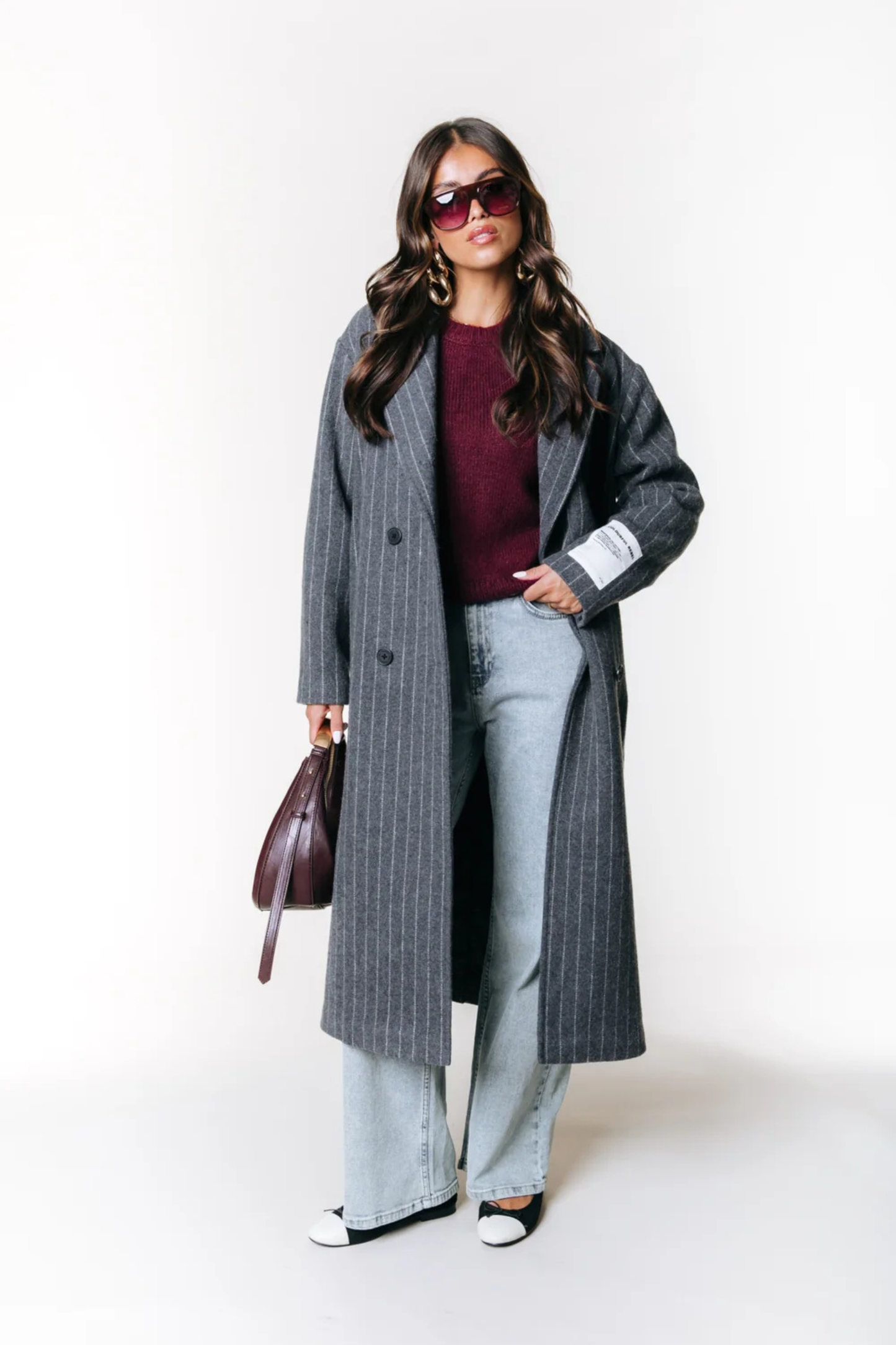 Vania | Wool coat in a classic length