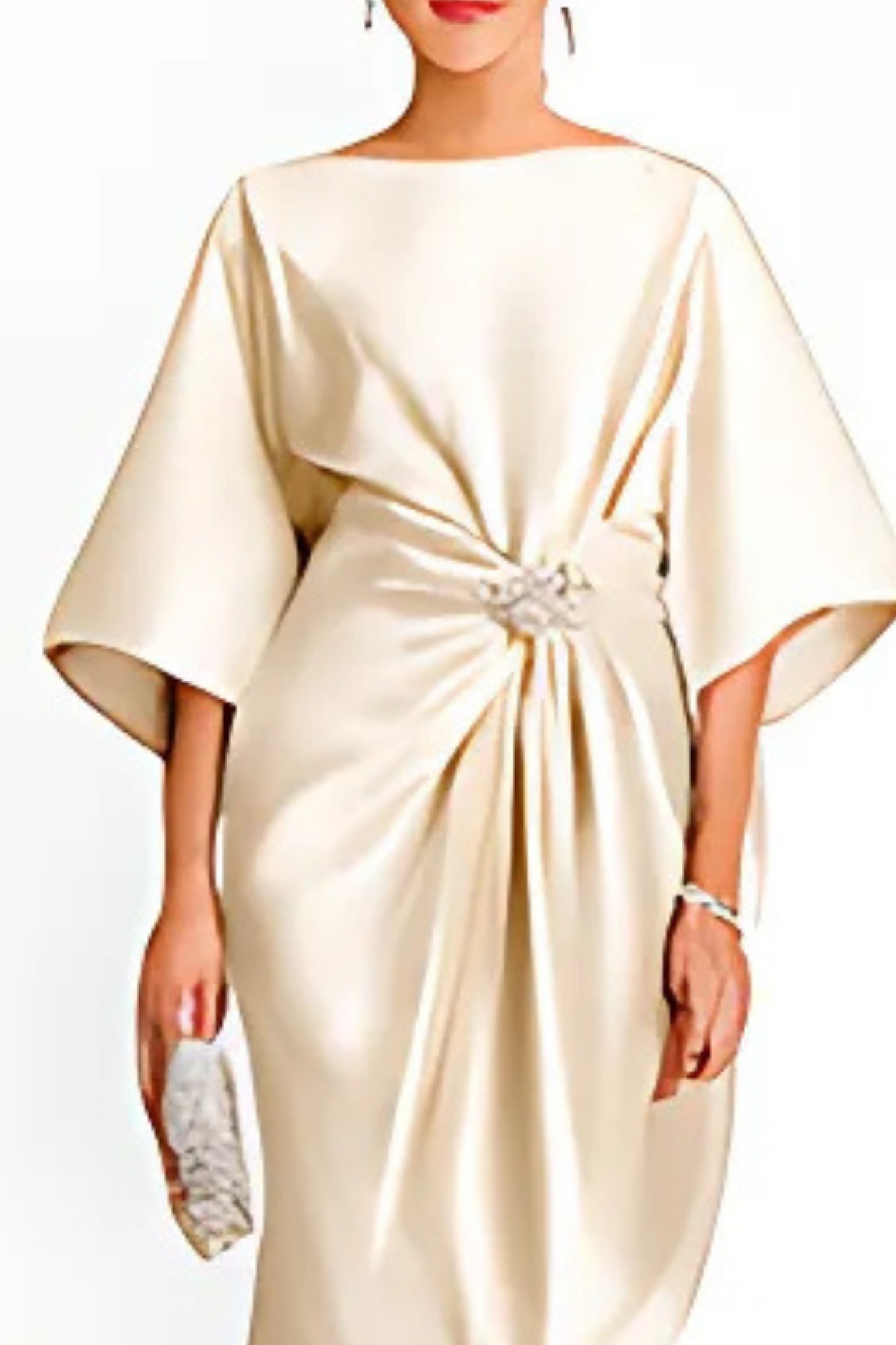 Anne Lange's Evening Gown - Khaki