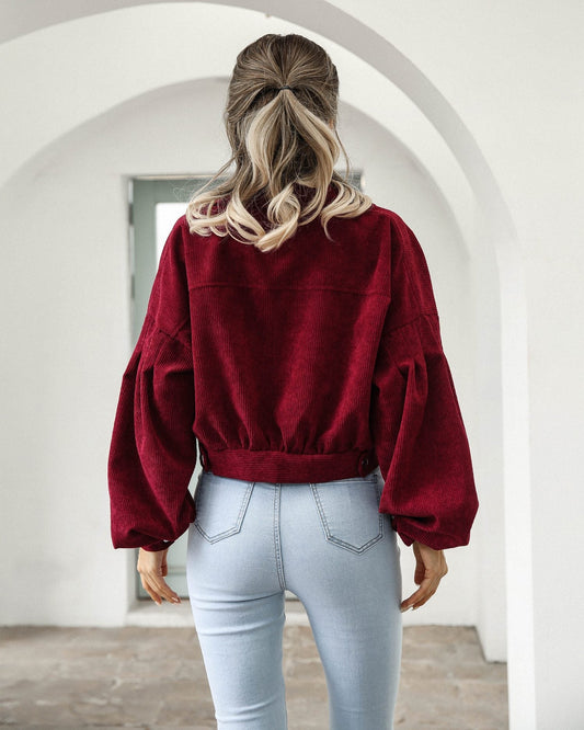 WW | Cord Jacket - Statement Piece - Soft Texture - Casual Layering