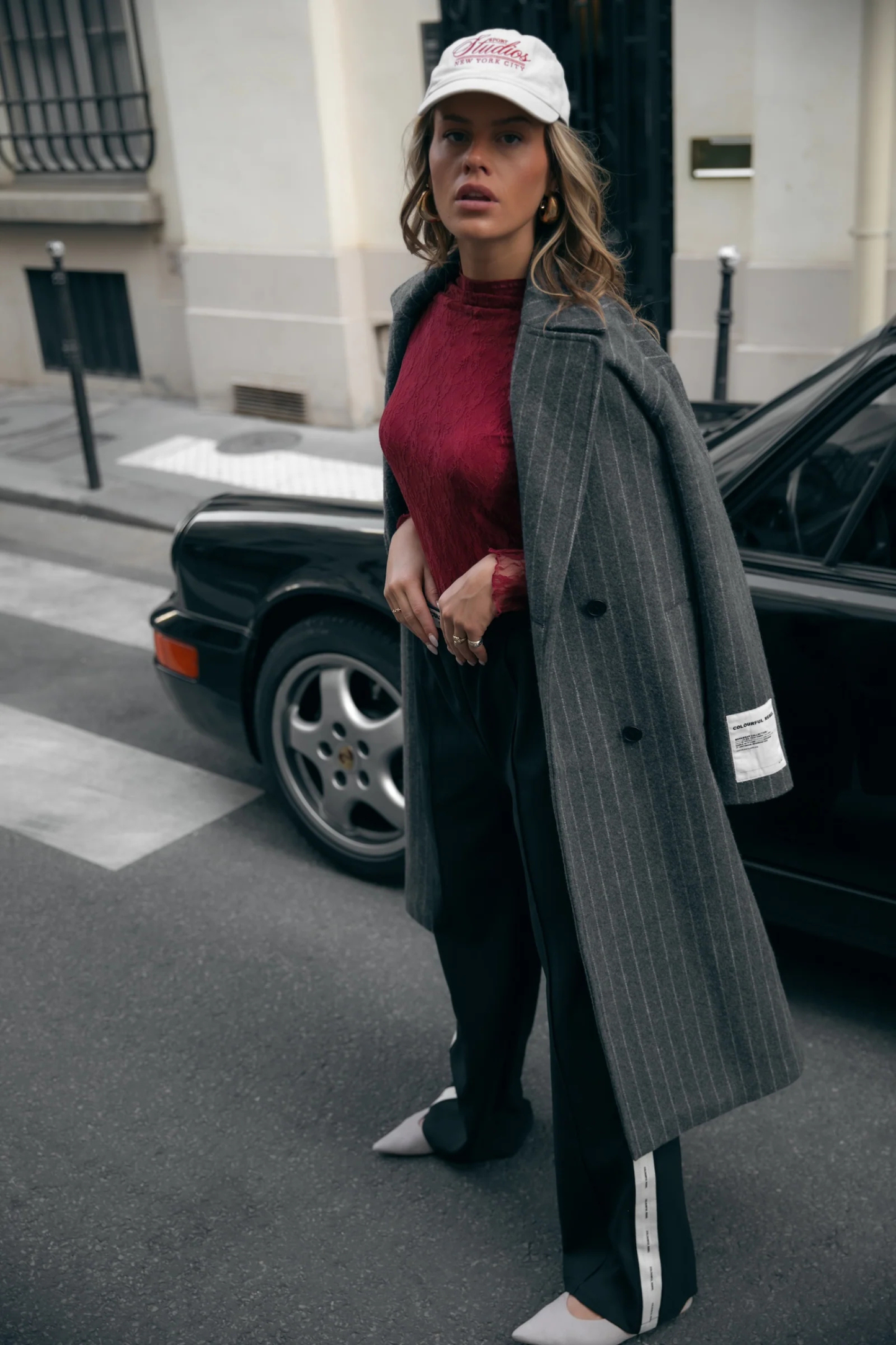 Vania | Wool coat in a classic length