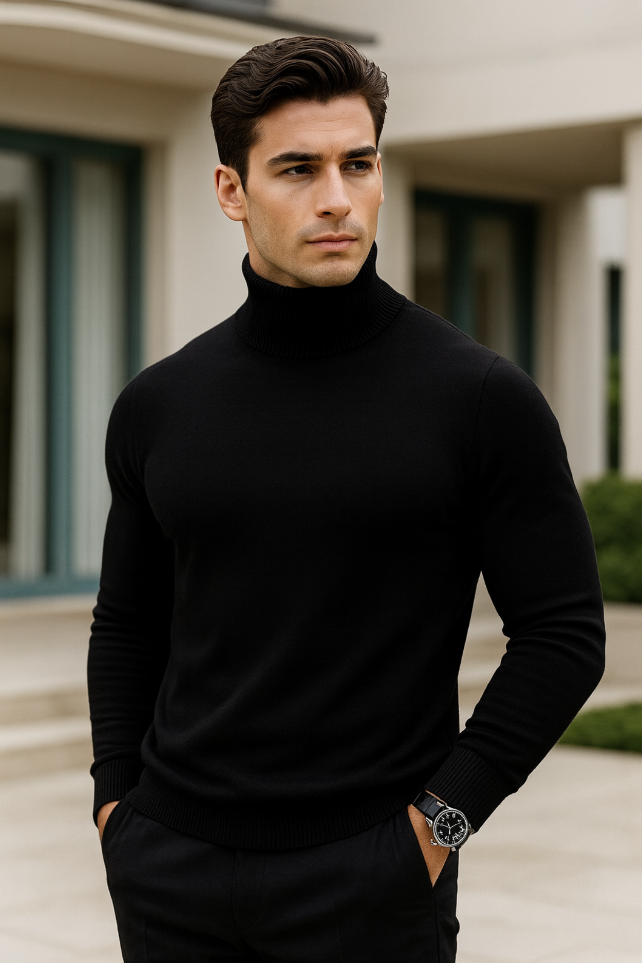 Enzo | Knitted Turtleneck Sweater
